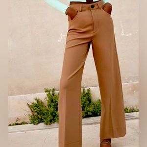Tan Zara trousers XS